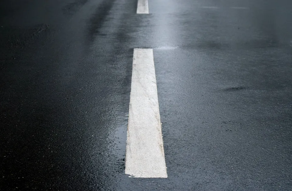 natte weg