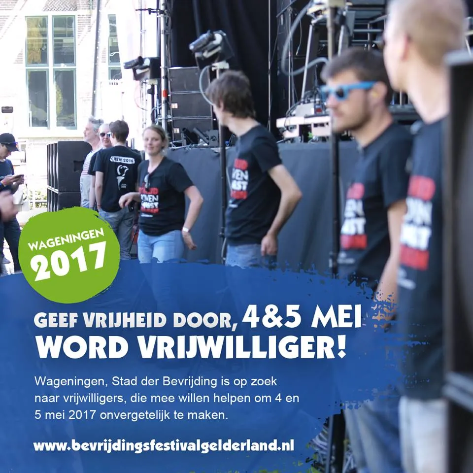 oproep vrijwilligers