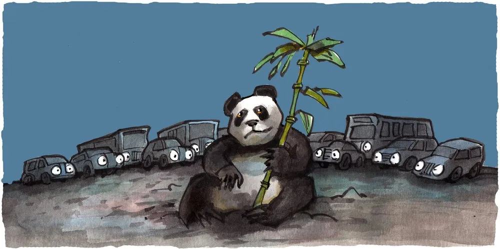 pandaparkeerplaats mooi wageningen