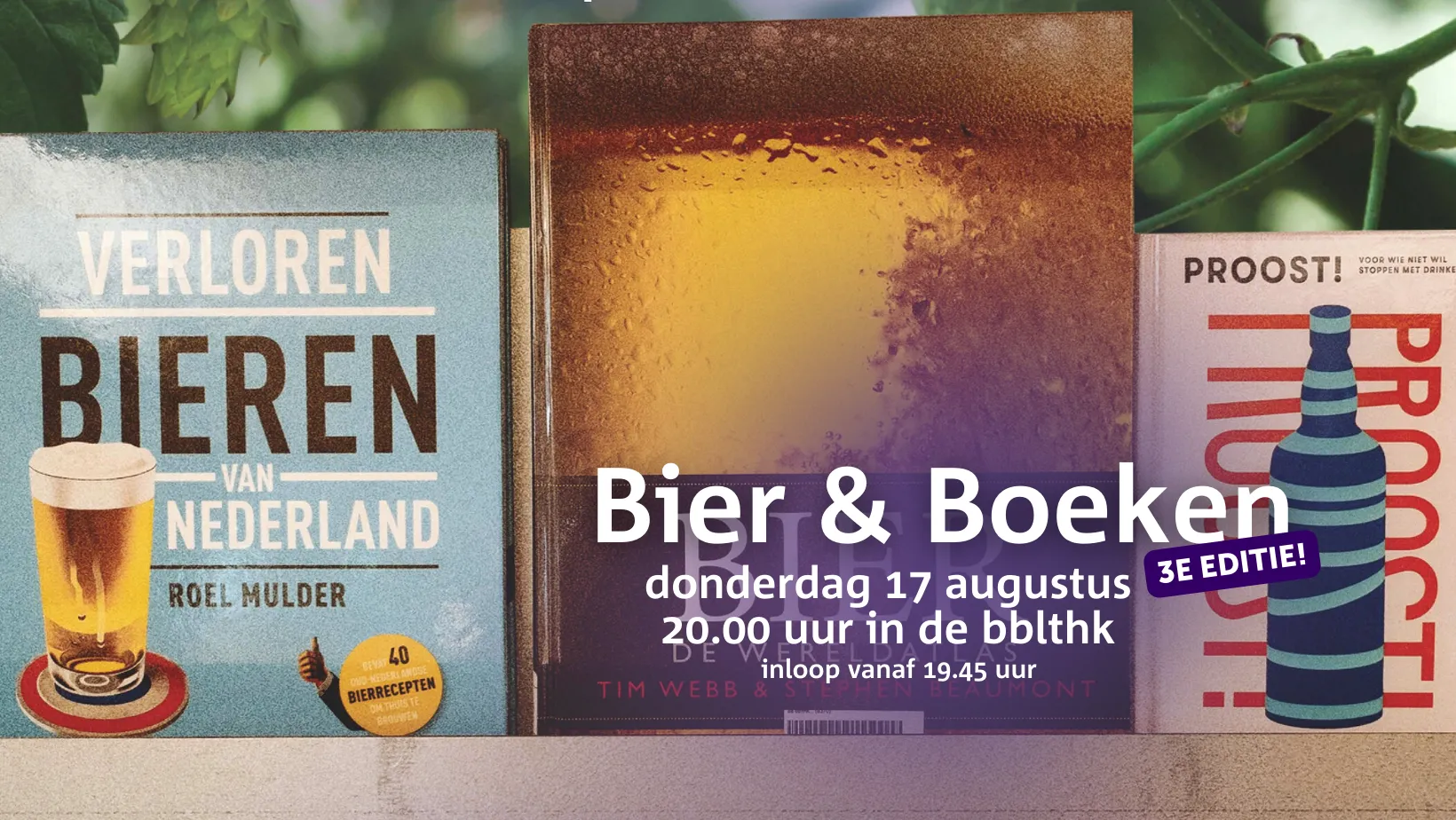 persbericht de bblthk derde editie bier en boeken
