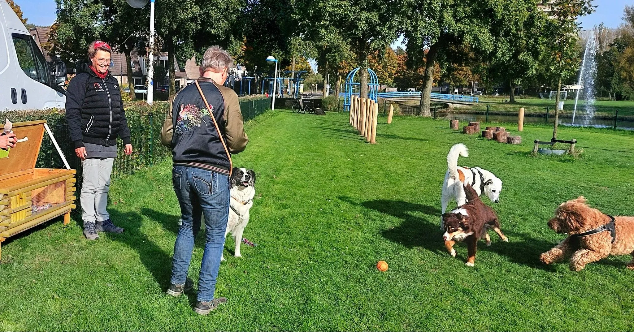 hondenspeelplaats met minibiebgemeentewageningen