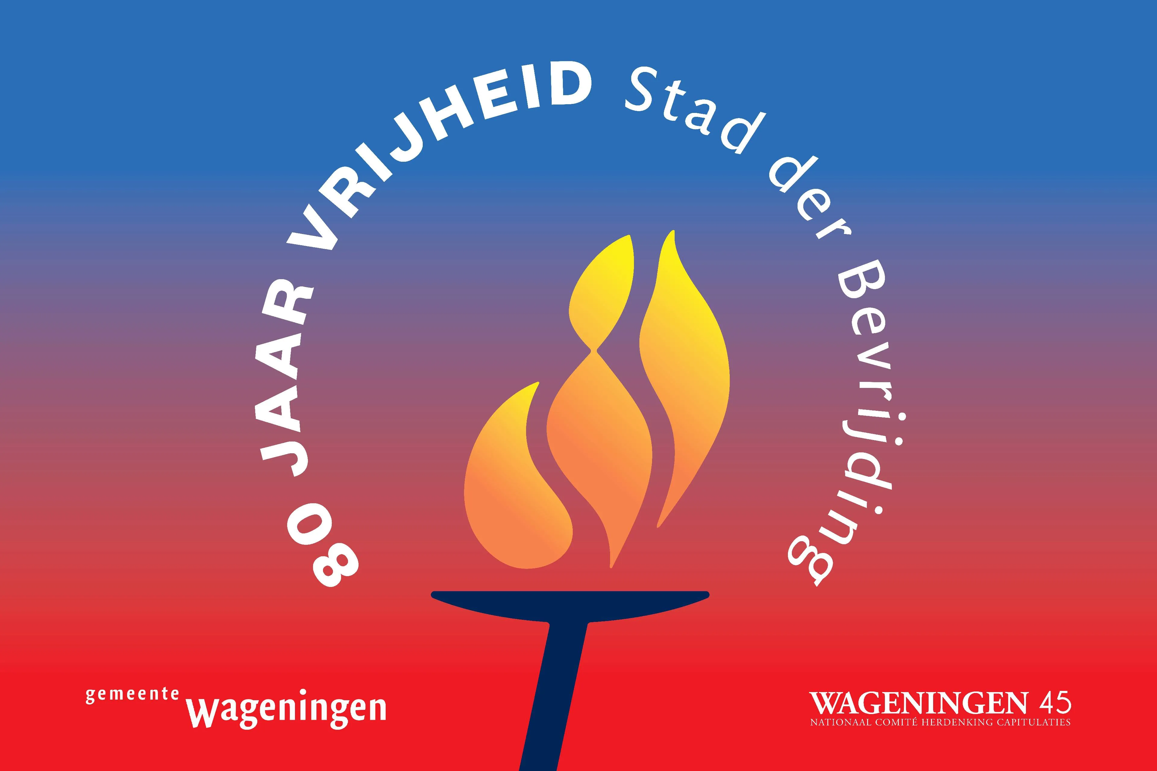 w45 vlag 80 jaar vrijheid