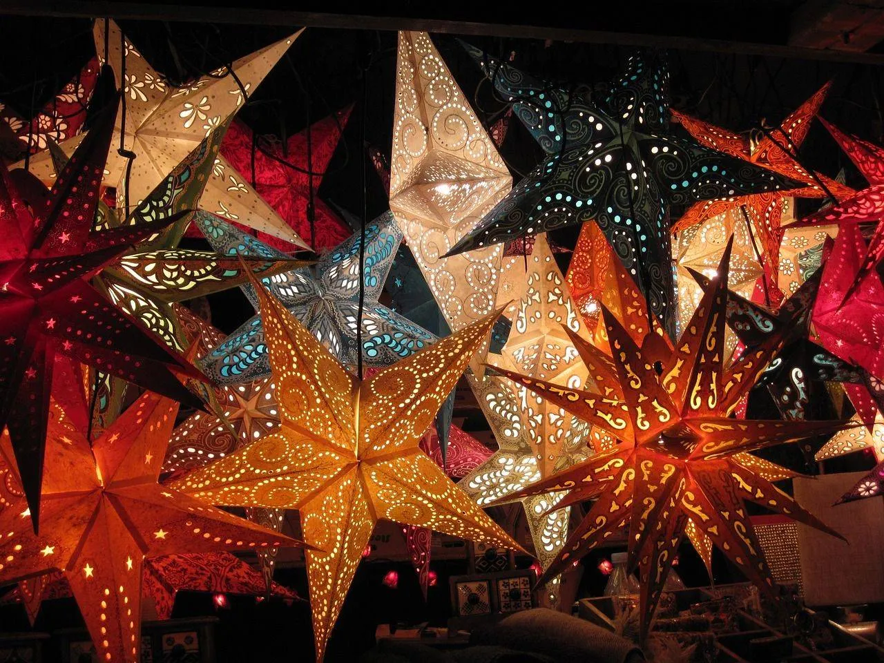 stars kerst pixabay