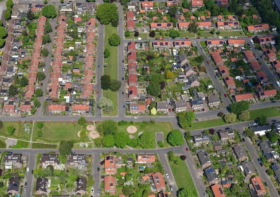 Luchtfoto Wageningen