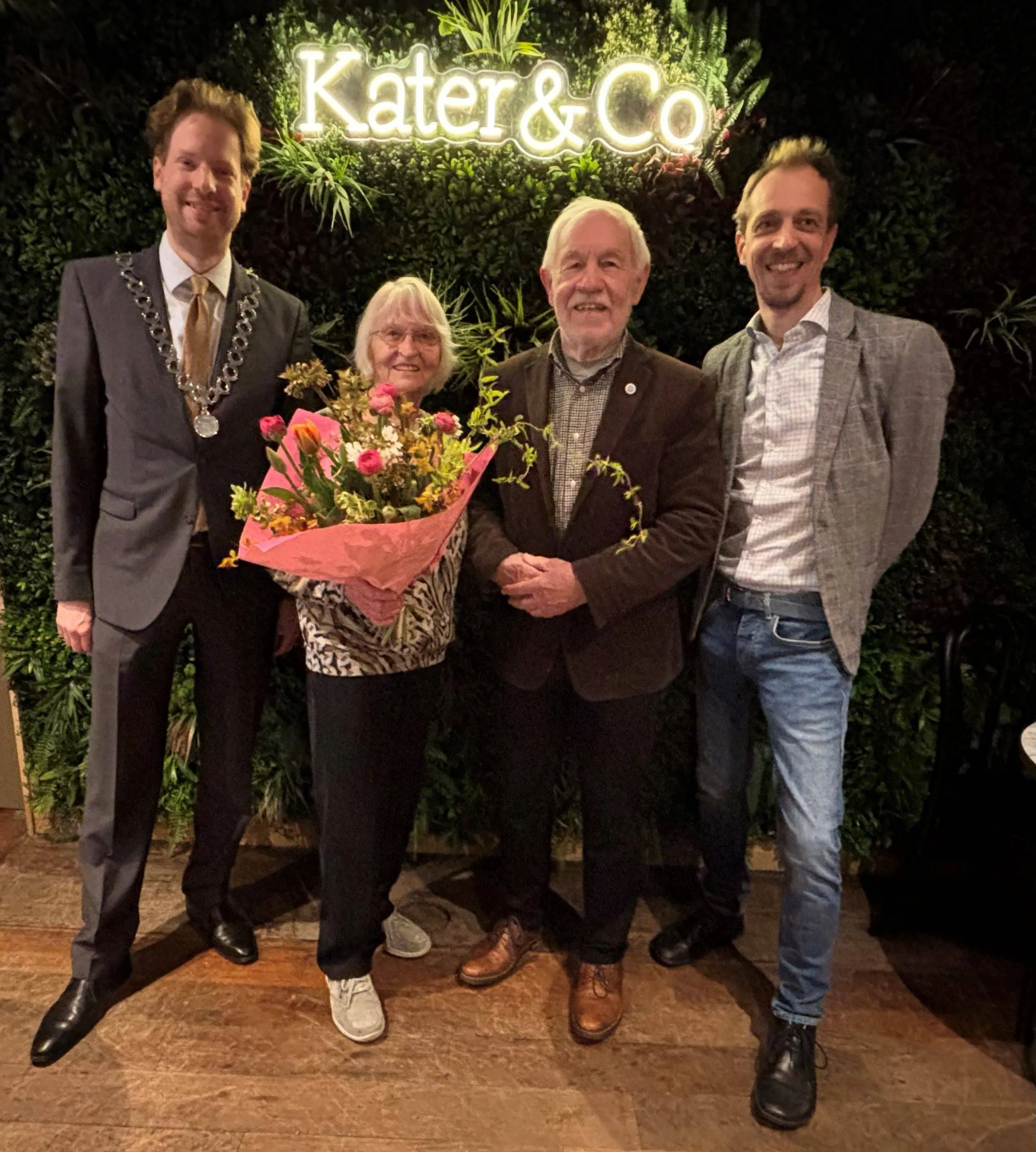 Wagenings erezilver voor Harry Geenen