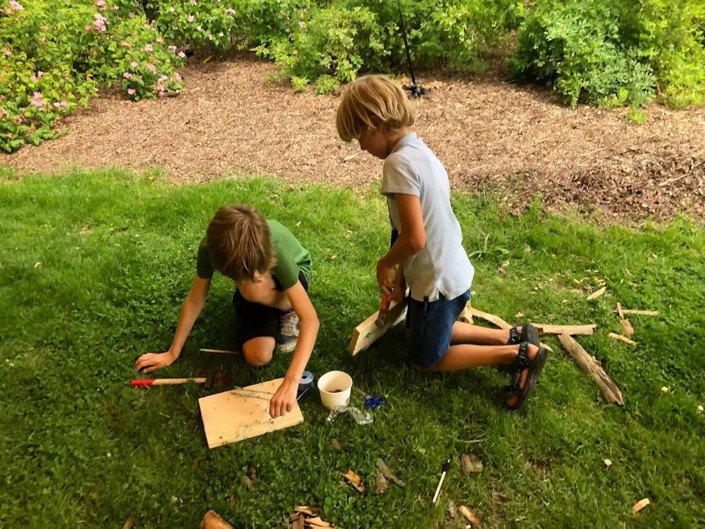 workshop-hout-kinderen Huize zonnevreugd