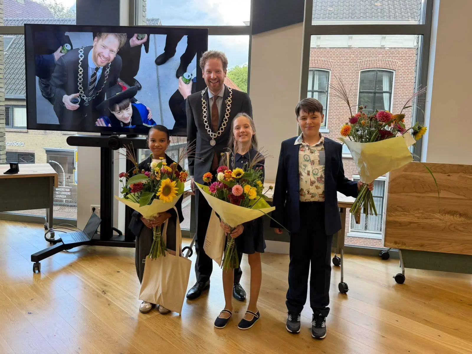 Installatie kinderburgemeester Eva 2026