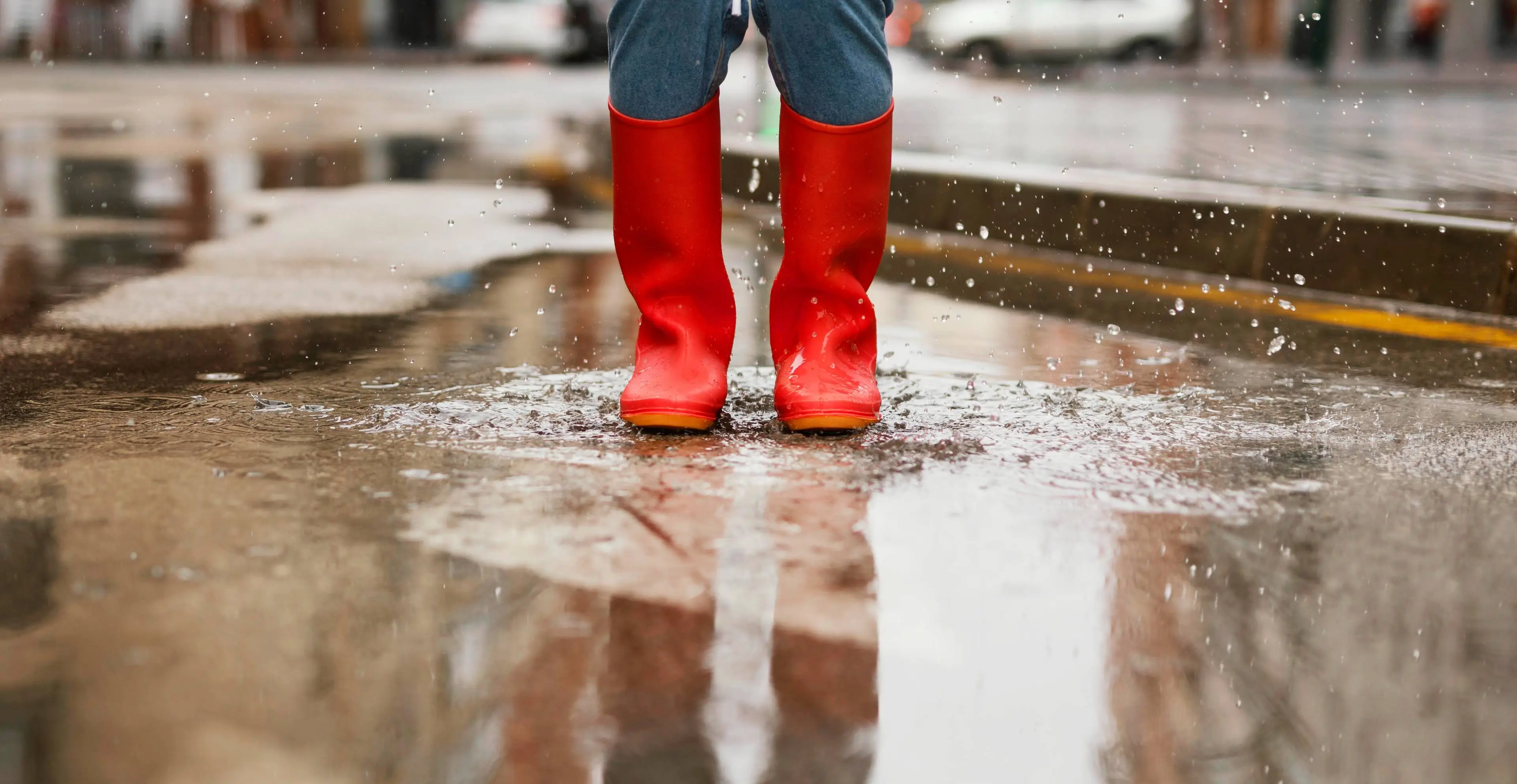 red-rain-boots-street