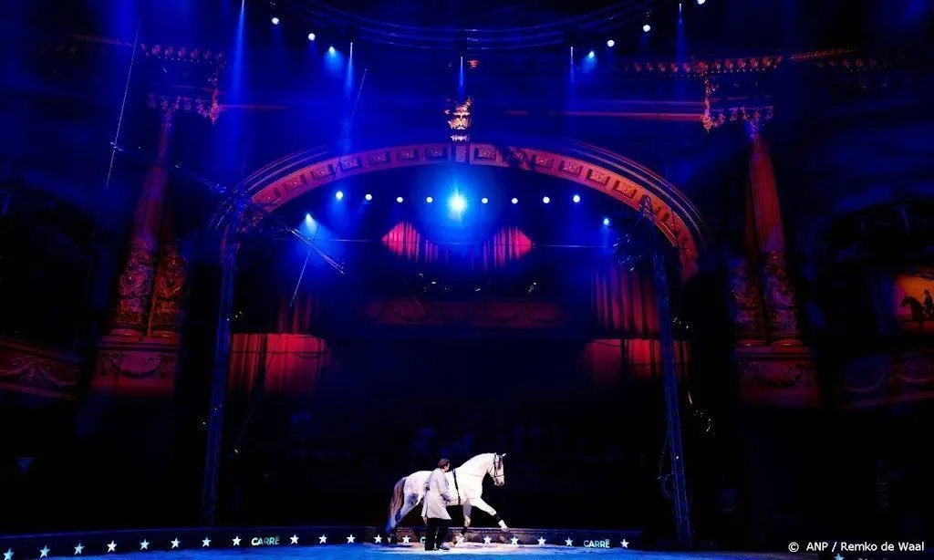 artiest valt van grote hoogte naar beneden in circus haarlem1672867268