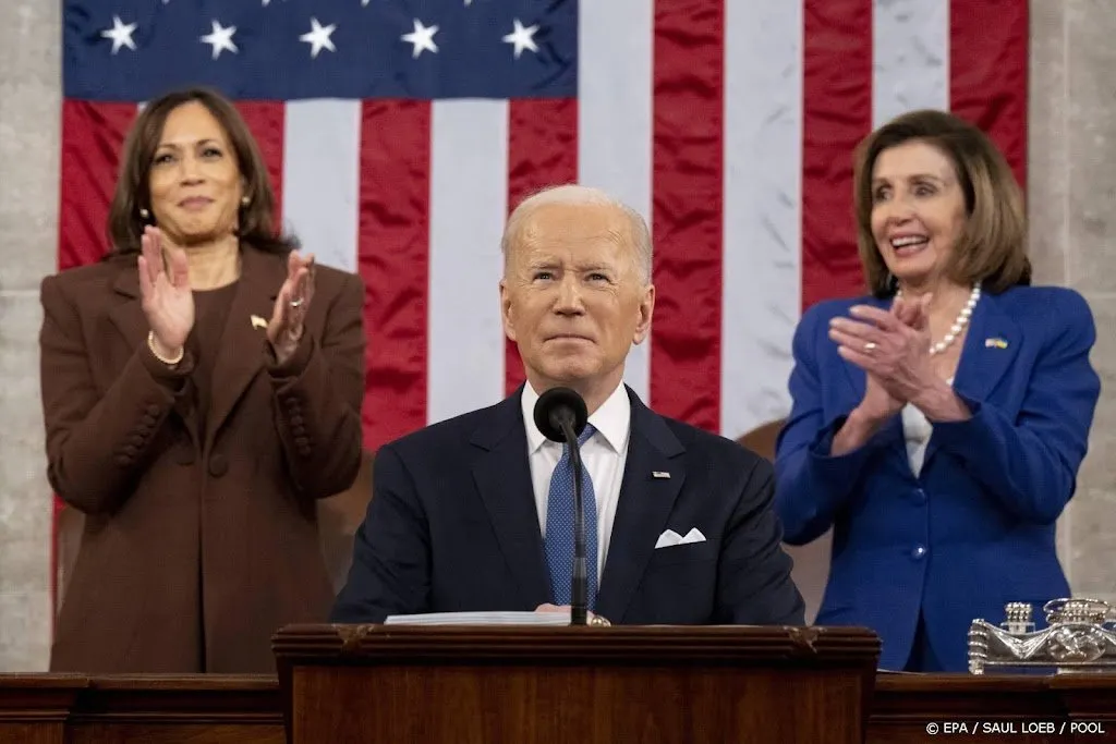 biden haalt in zijn eerste state of the union uit naar poetin1646192928