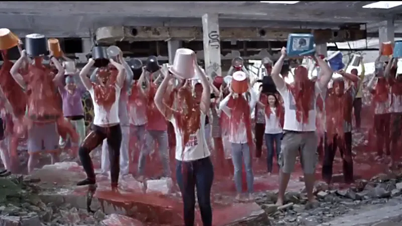blood bucket challenge ukraine