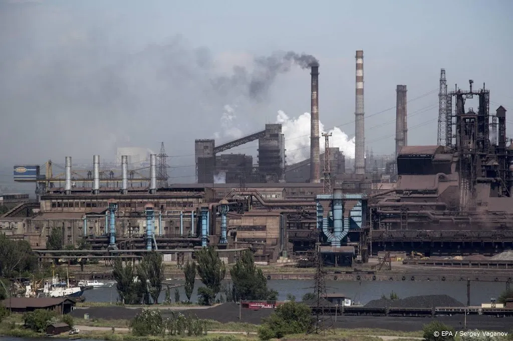 een van europas grootste staalfabrieken in marioepol beschadigd1647753174
