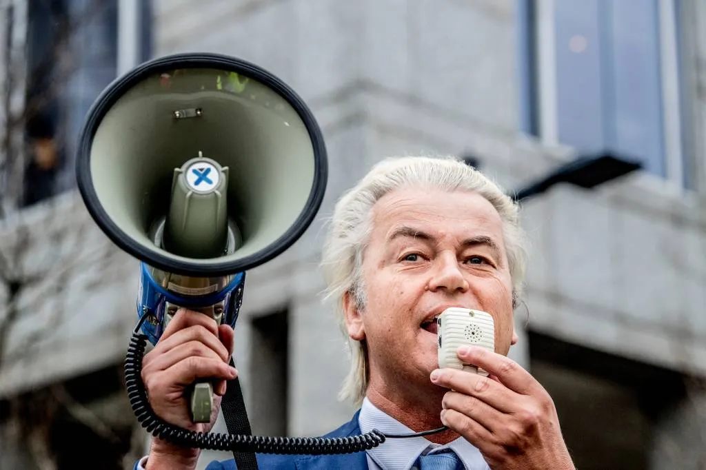 geert wilders politiek in actie in antwerpen1535858169