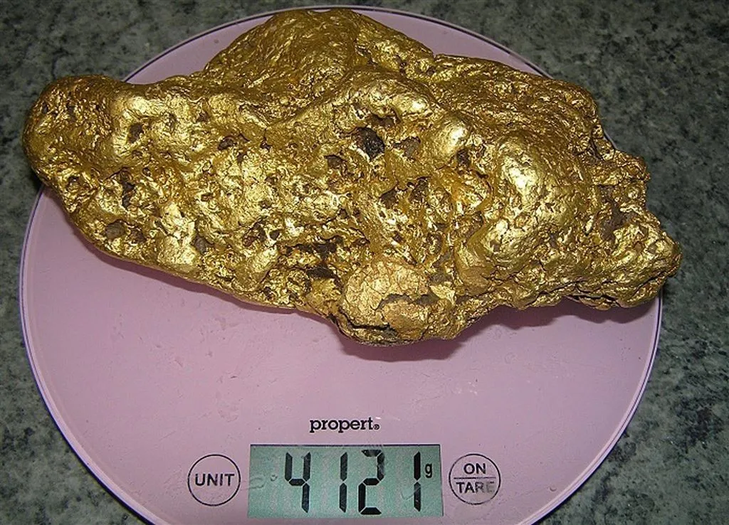 goudzoeker vindt goudklomp van 4 kilo1472125460