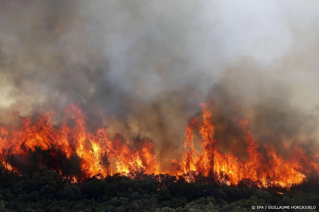 grote bosbranden hitte en droogte geselen portugal en frankrijk1659310112