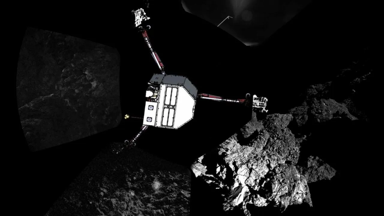 komeetverkenner philae signaleert koolstofmoleculen