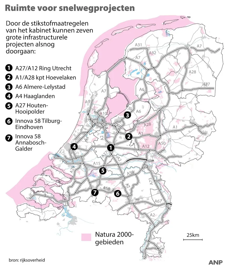 maatregelen geven ruimte voor snelwegprojecten1573648084