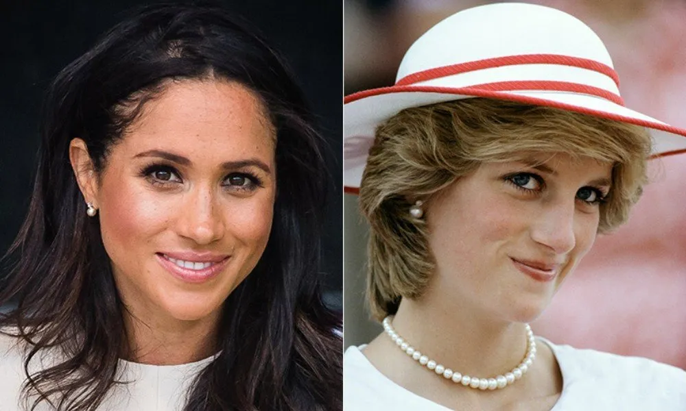 meghan markle princess diana earrings t