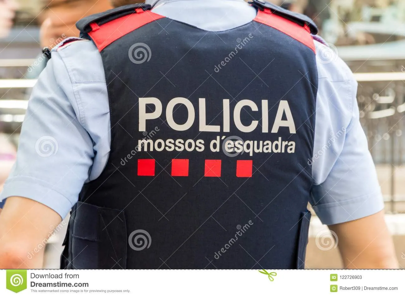 mossos d esquadra police force catalonia sign mossos d esquadra police force catalonia sign bulletproof vest 122726903