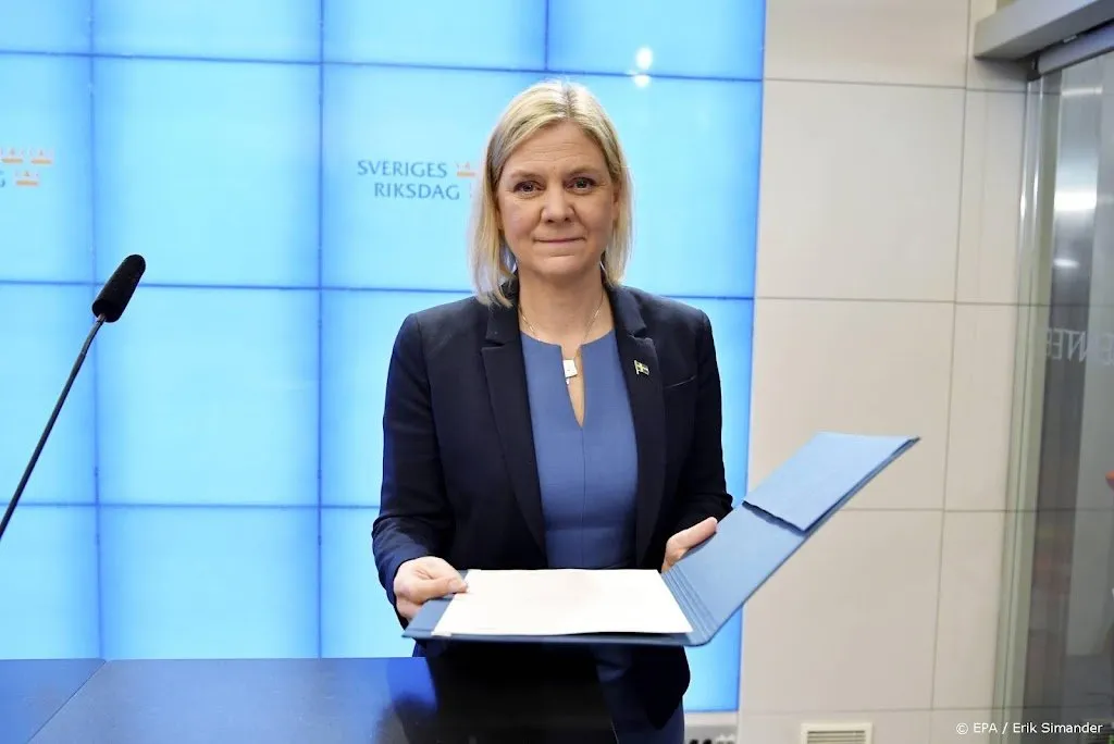 net gekozen eerste vrouwelijke premier zweden treedt alweer af1637776160