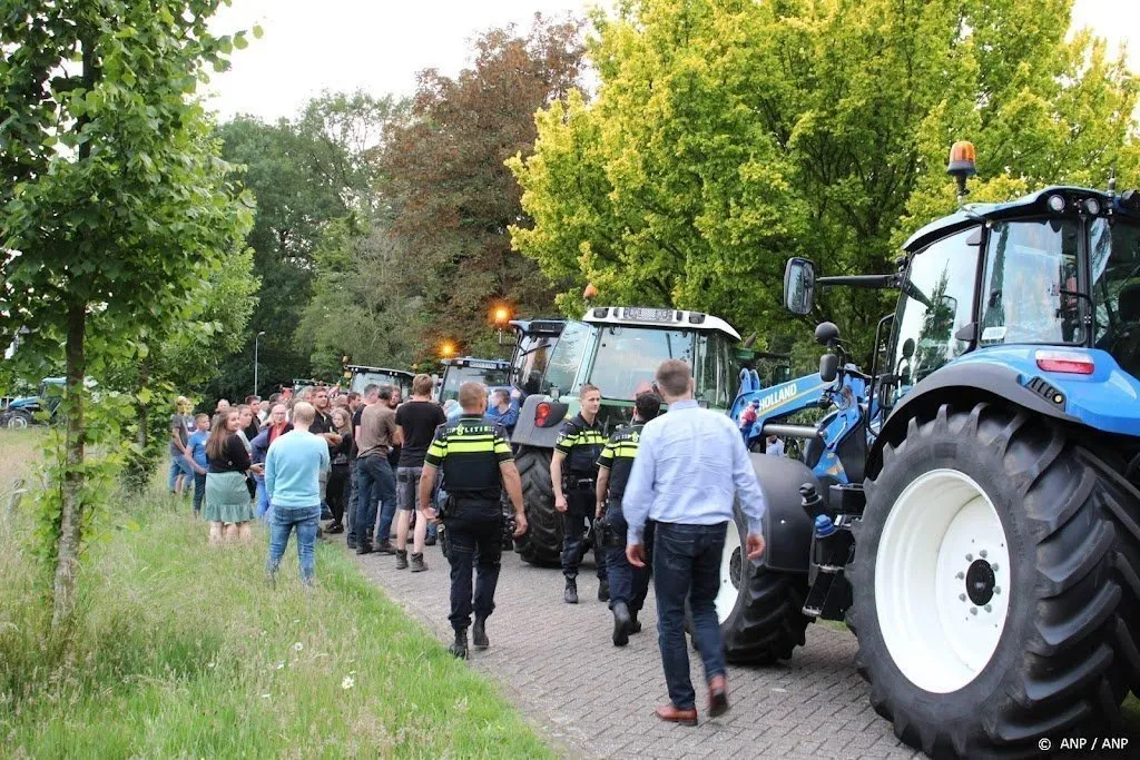 om boerenactie bij huis minister was intimidatie1663925103