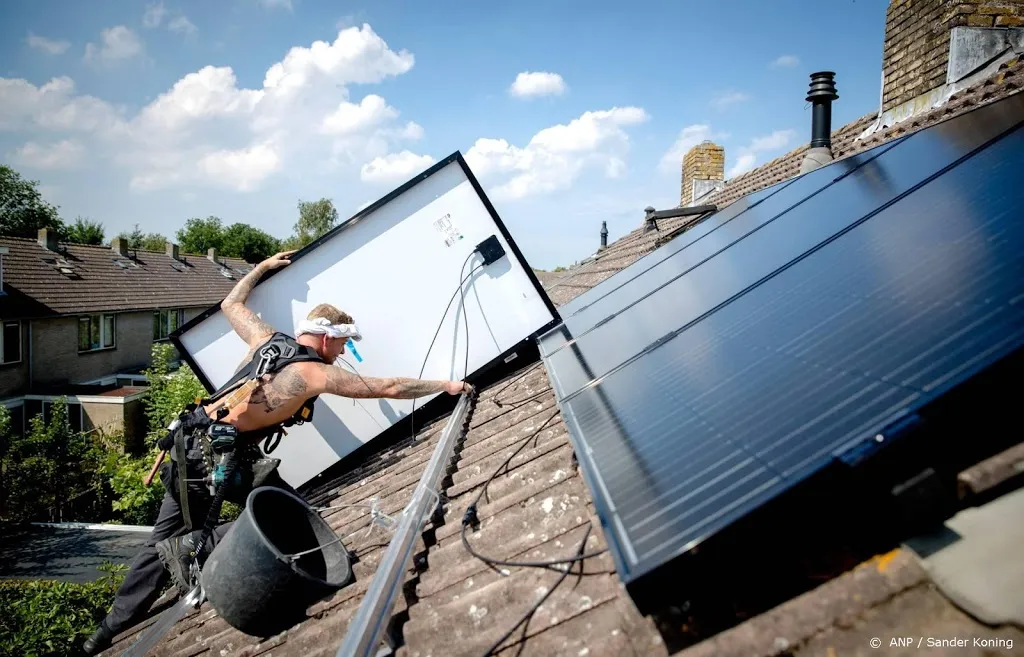 recordopbrengst zonnepanelen in 20181546441460