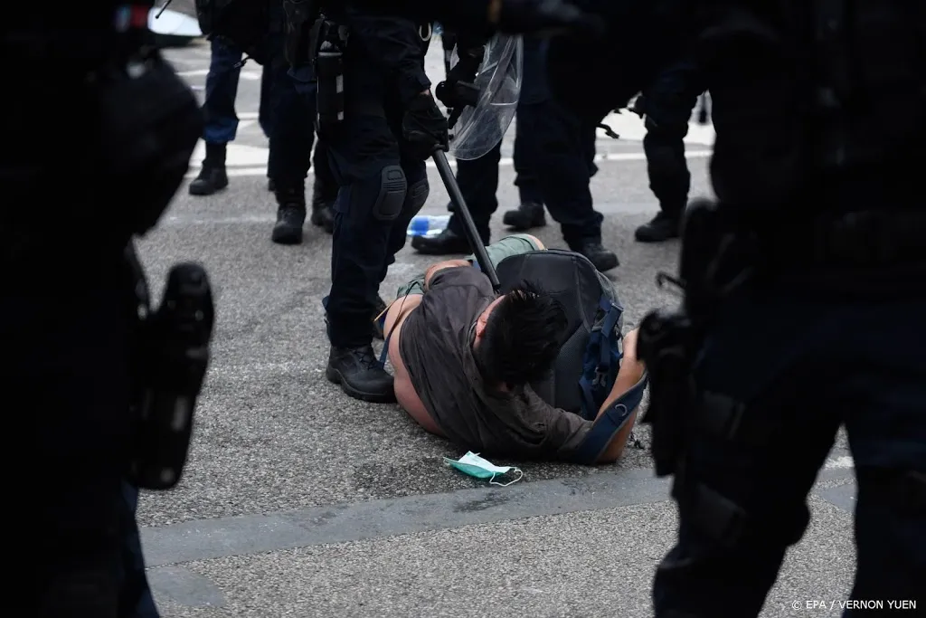 ruim zeventig gewonden bij protest hongkong1560354741