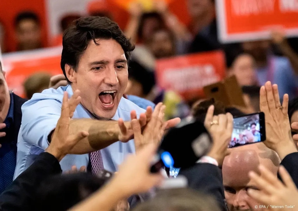 trudeau verliest zetels maar blijft grootste1571714891