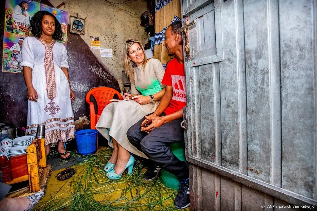 tumult bij bezoek maxima aan winkel ethiopie1557932895