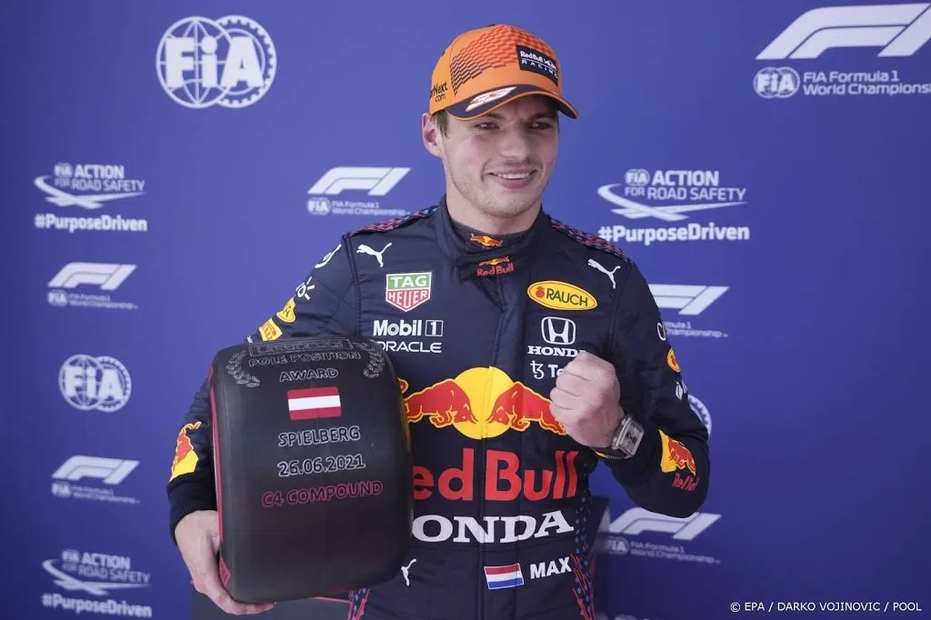 verstappen start ook tijdens gp van oostenrijk vanaf poleposition1625321305