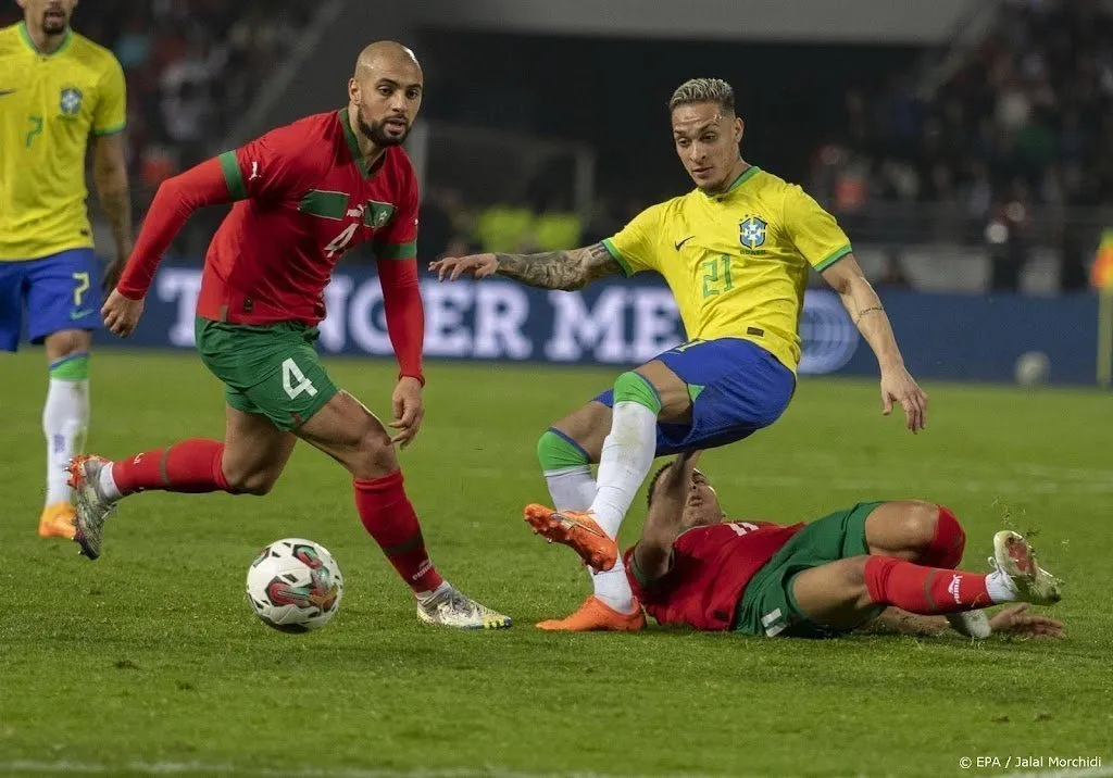 voetballers marokko verslaan brazilie in oefenduel1679816369