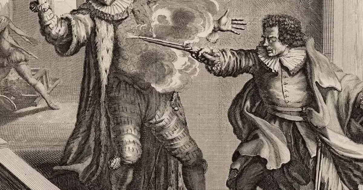 balthasar-gerards-schiet-op-10-juli-1584-in-het-prinsenhof-in