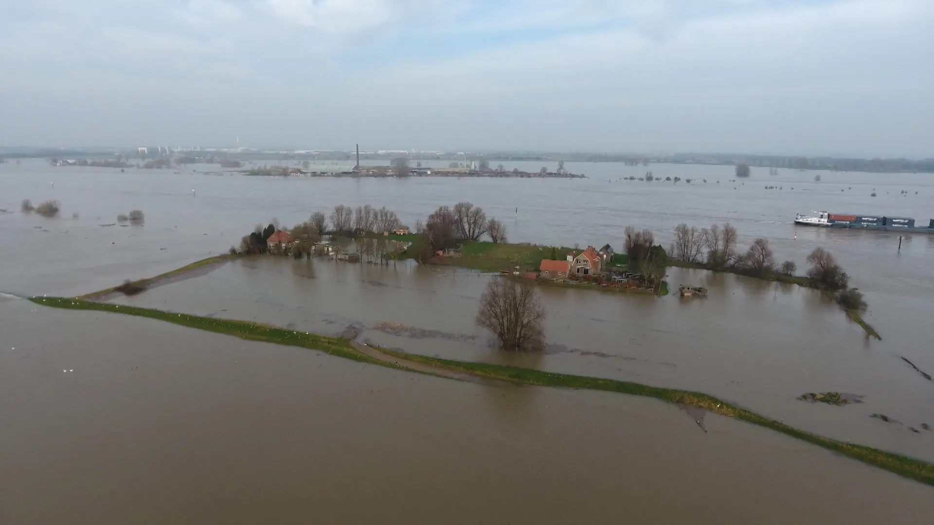 bij hoog water wamel