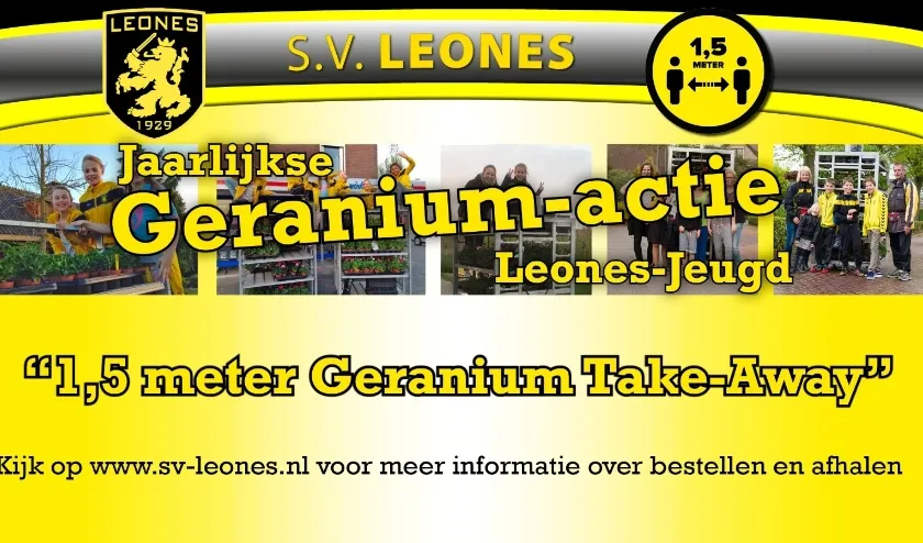 geranium actie sv leones