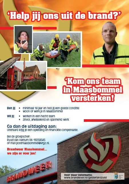 plaatje flyer werven brandweer