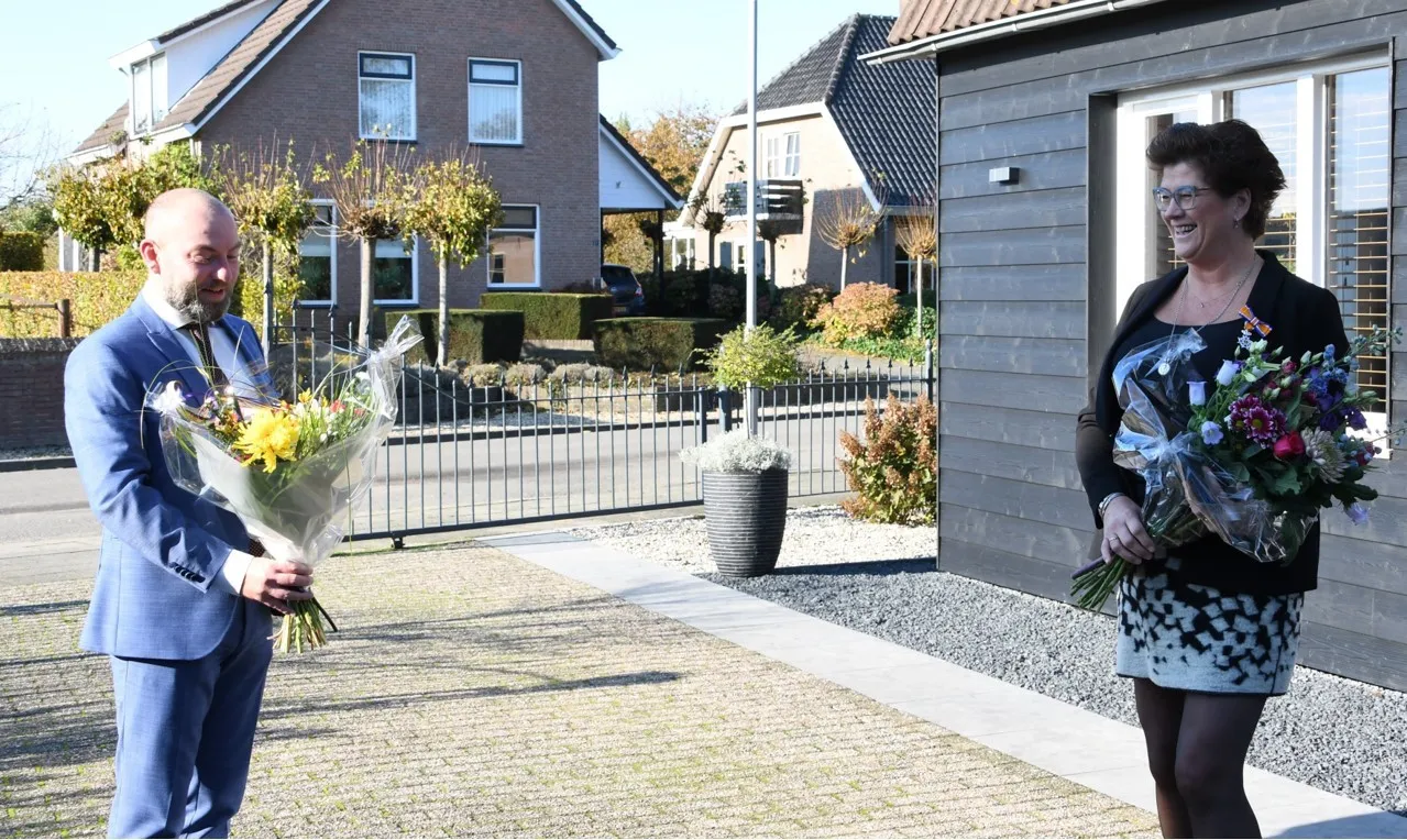 uitreiking lintje karin de vree