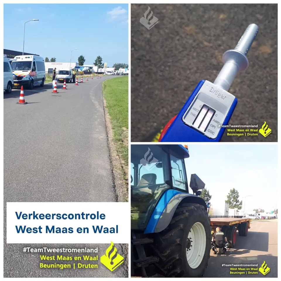 verkeerscontrole politie