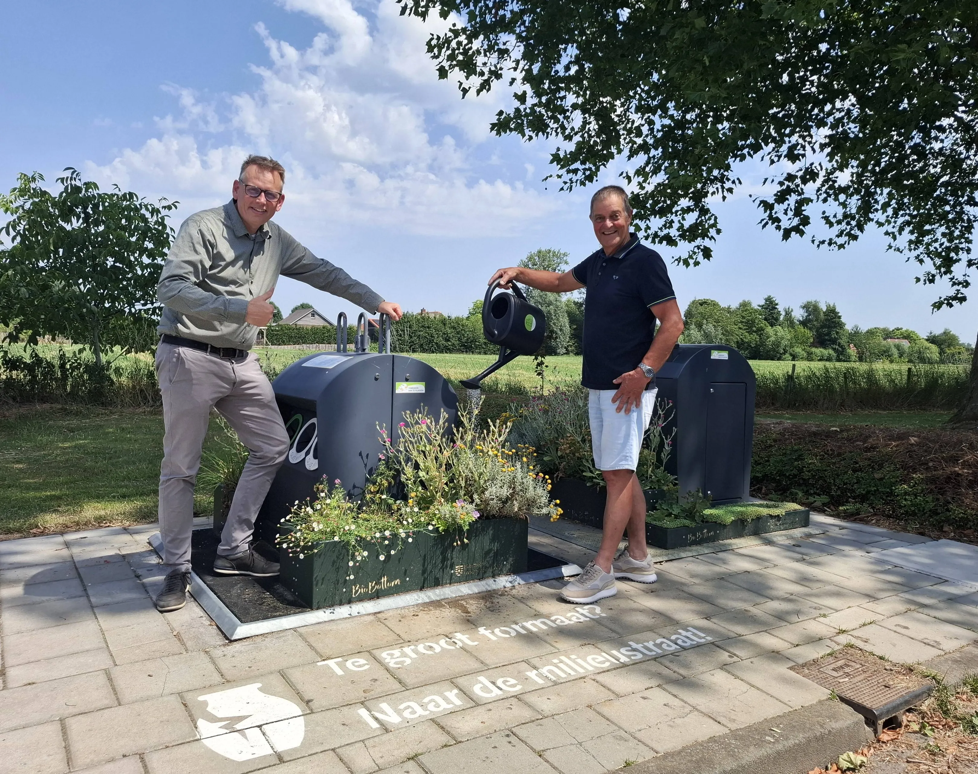 Evert Jan Slootweg met Cor van Summeren