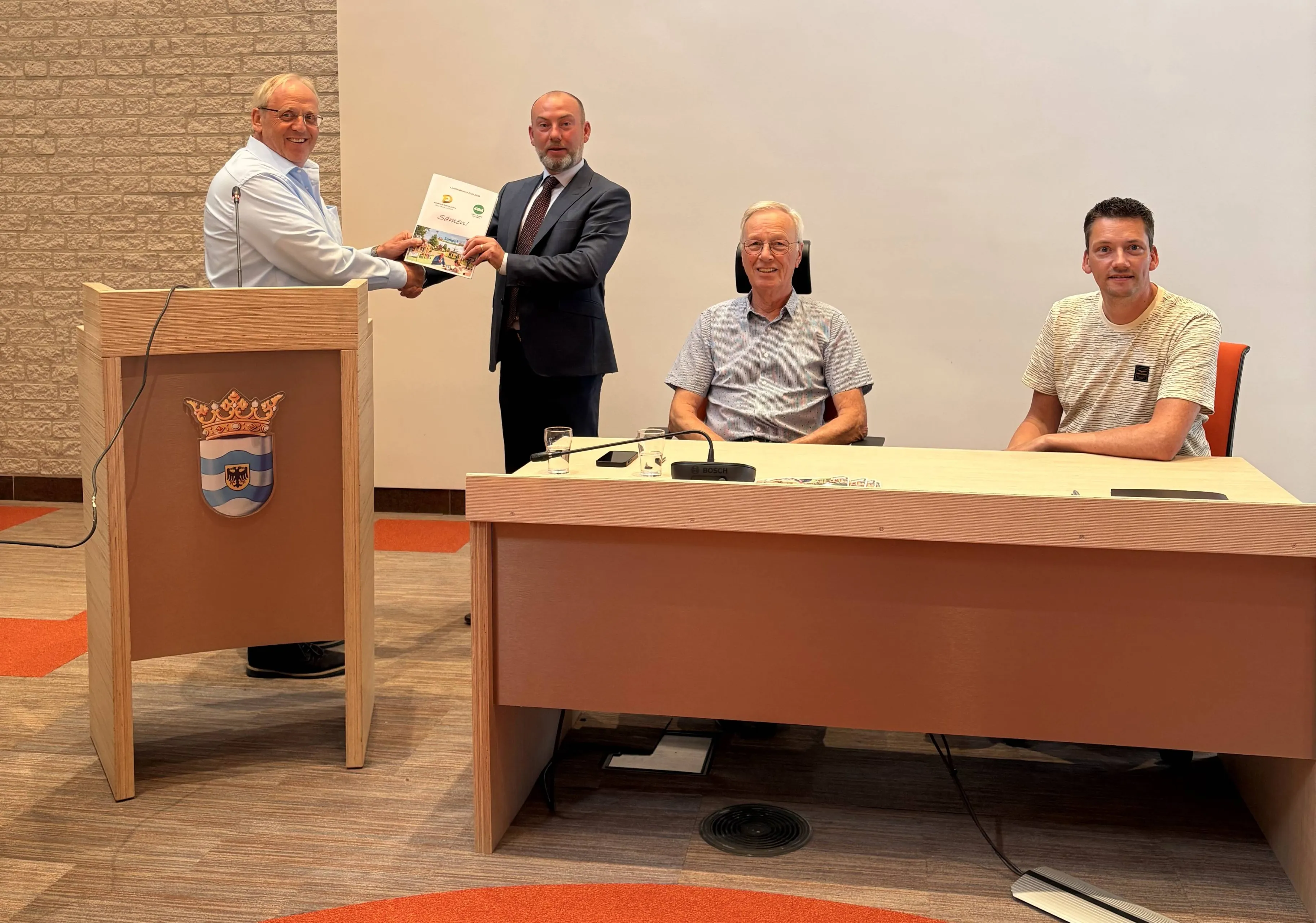 Ondertekening coalitieakkoord