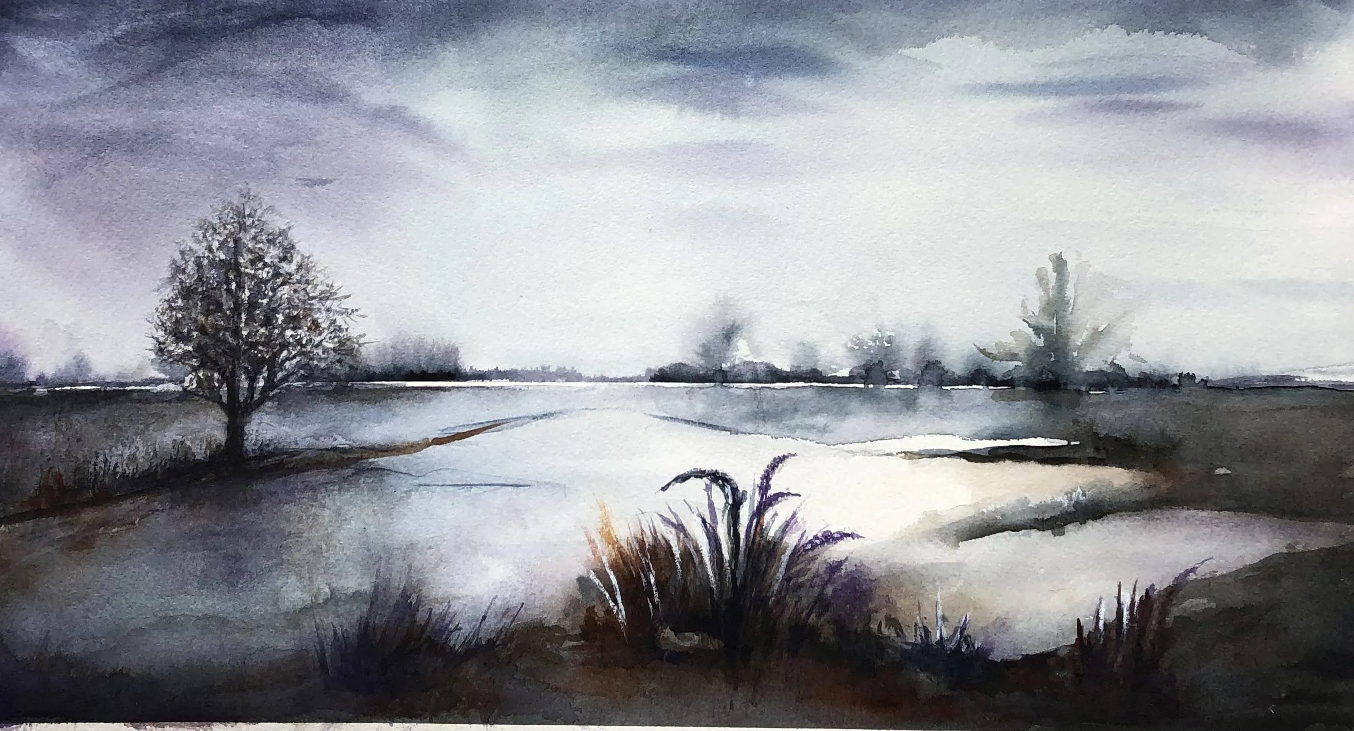 dwi trijntje grassen bij water