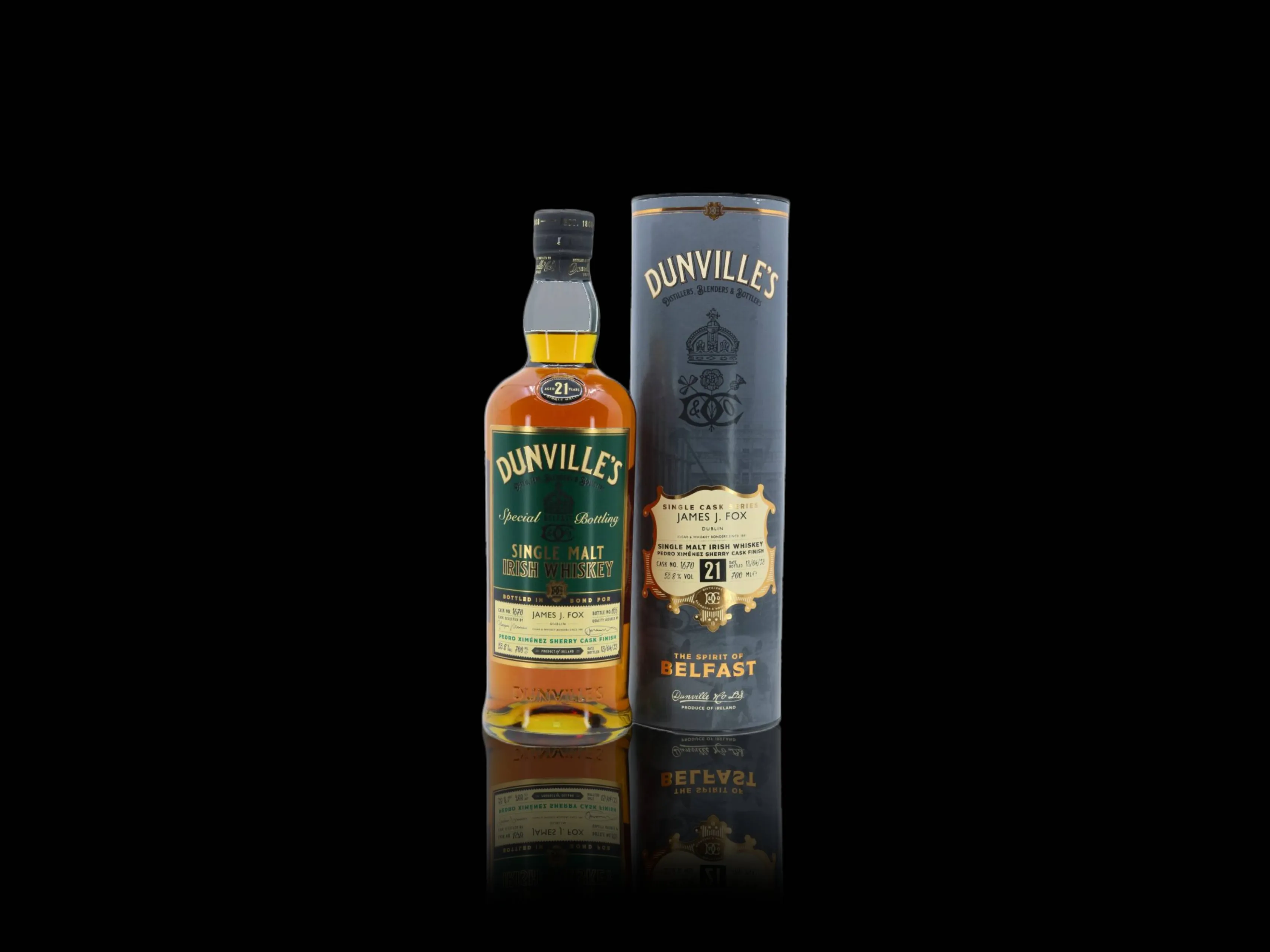 dunvilles 21 year old cask 1670