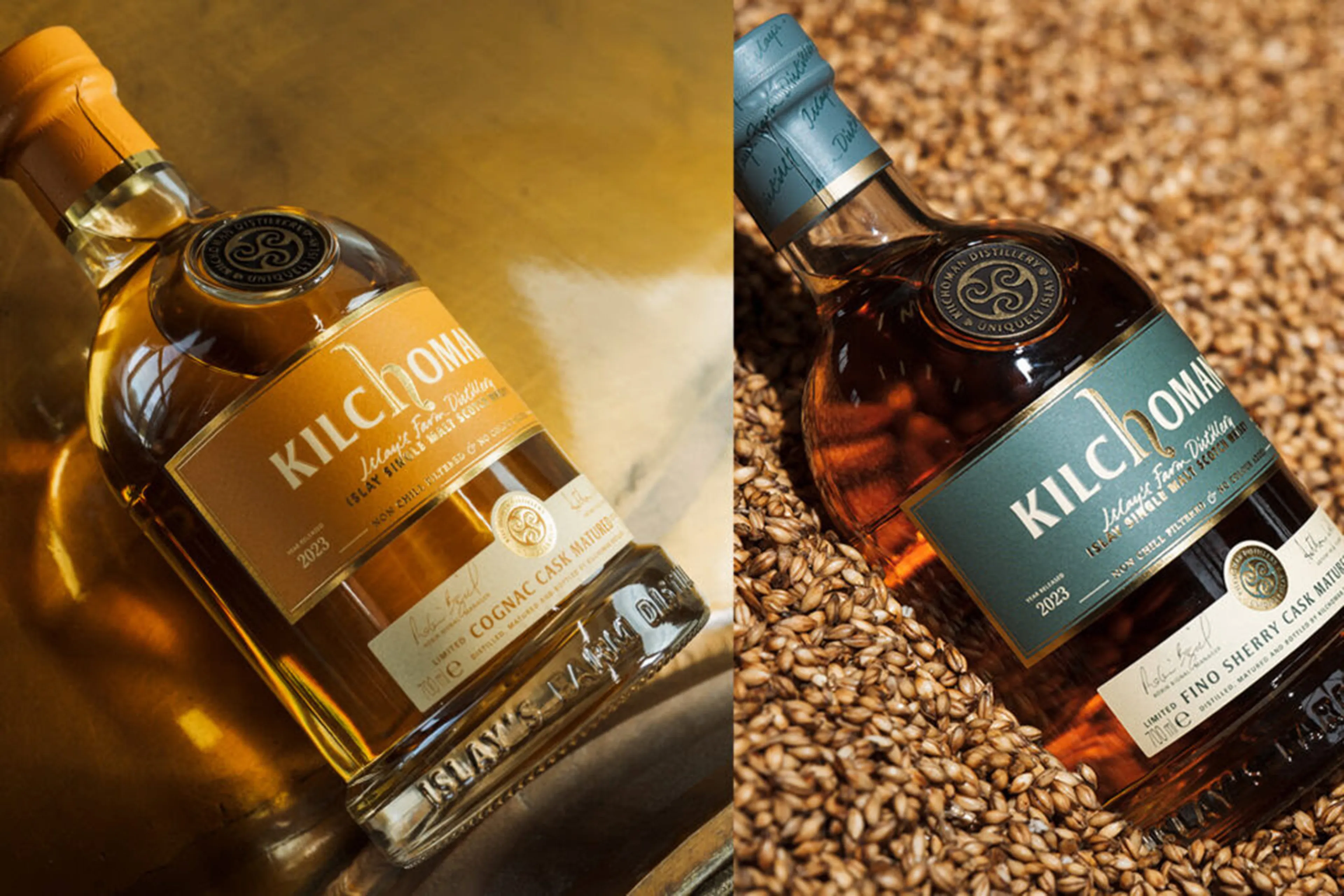 kilchoman cognac matured fino sherry matured whisky