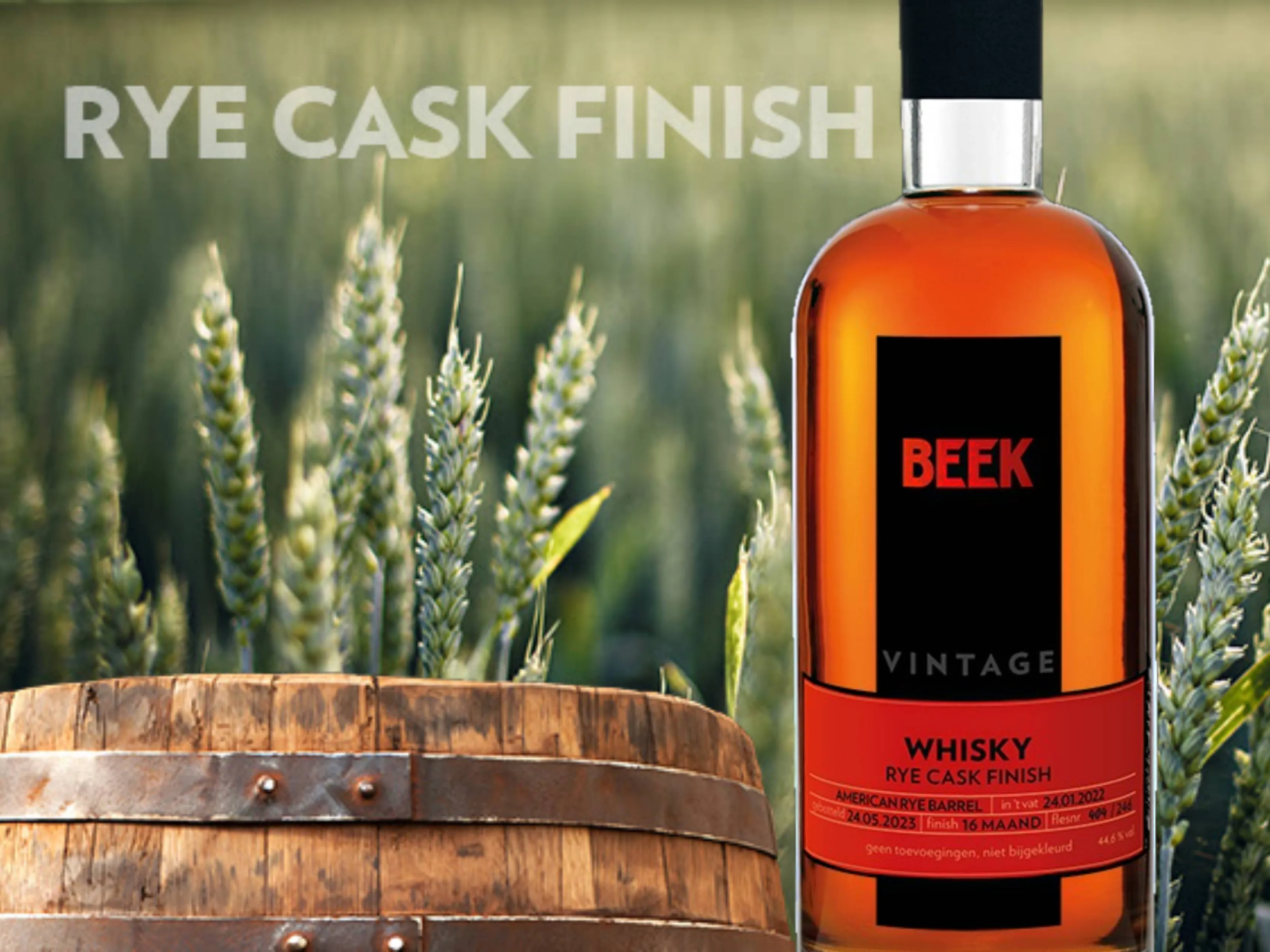 beek vintage whisky rye cask finish