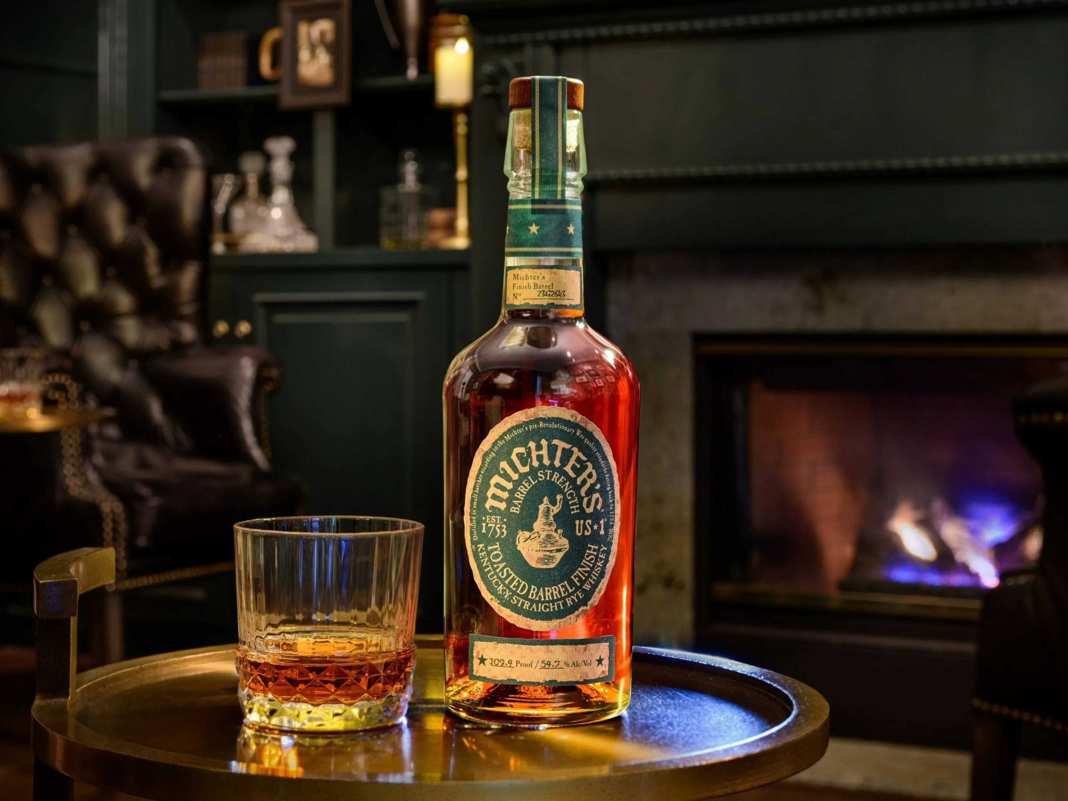 michters rye barrel