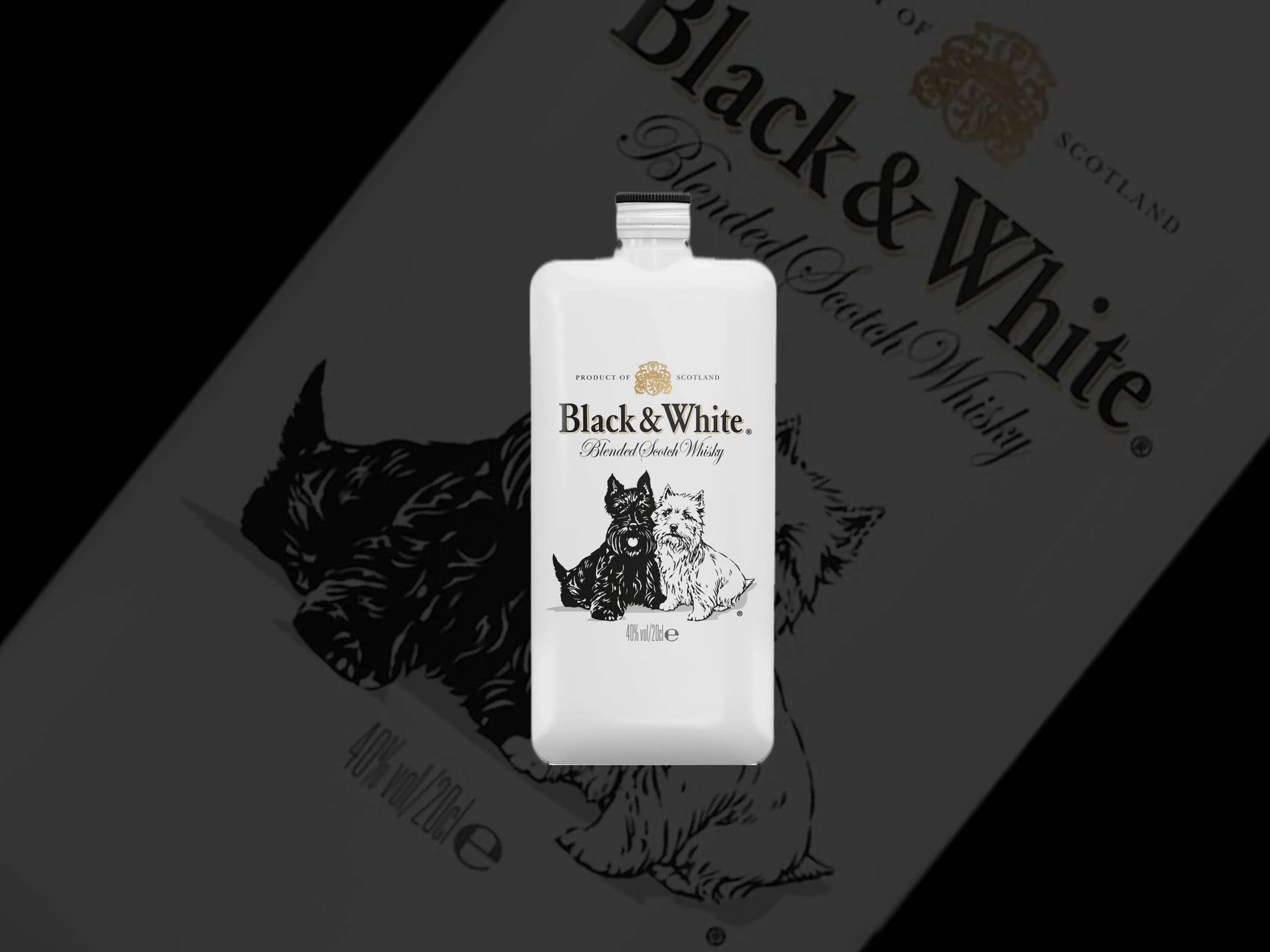 black and white whisky