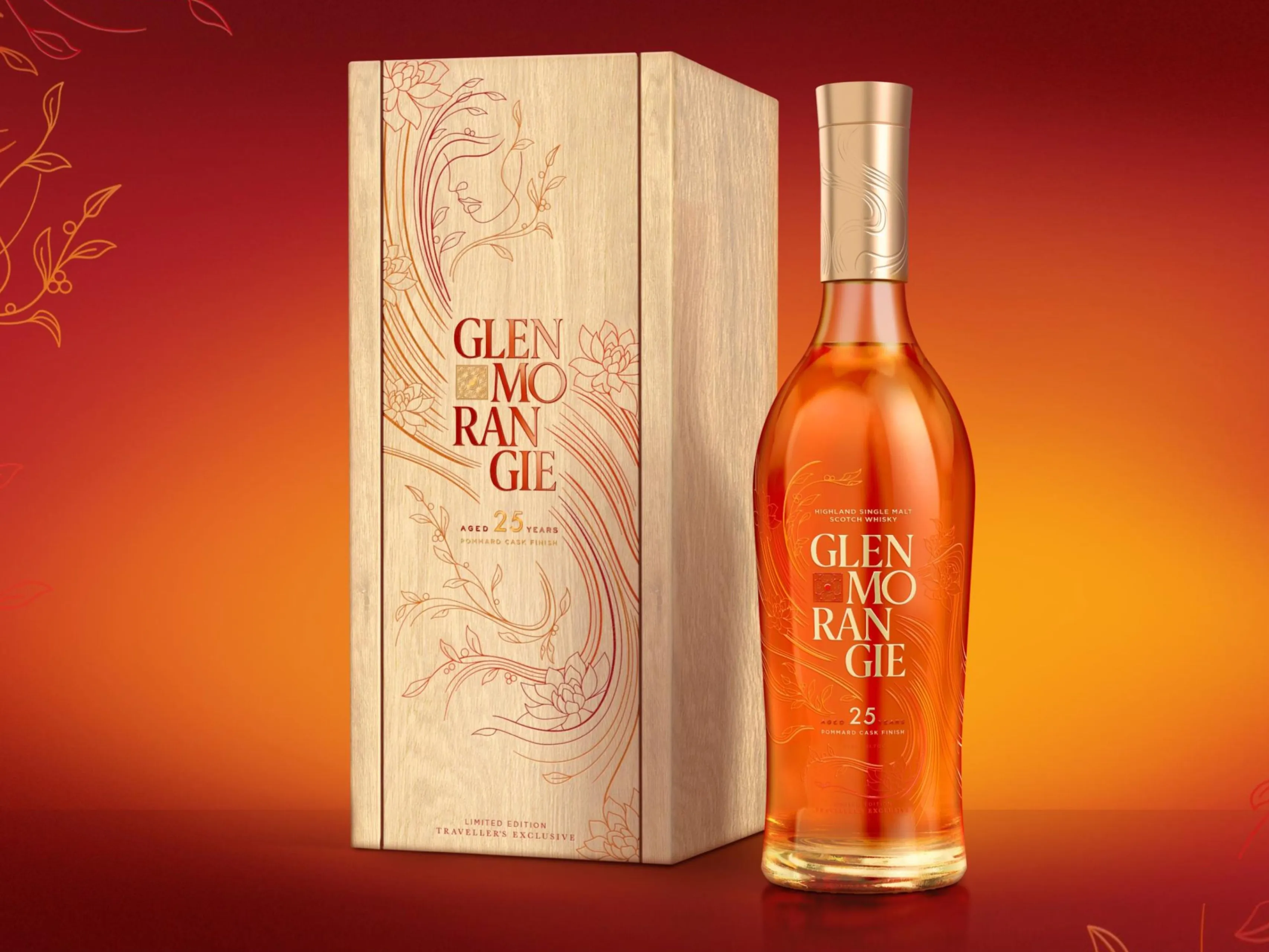 glenmorangie 25yo pommard cask finish single malt whisky 1