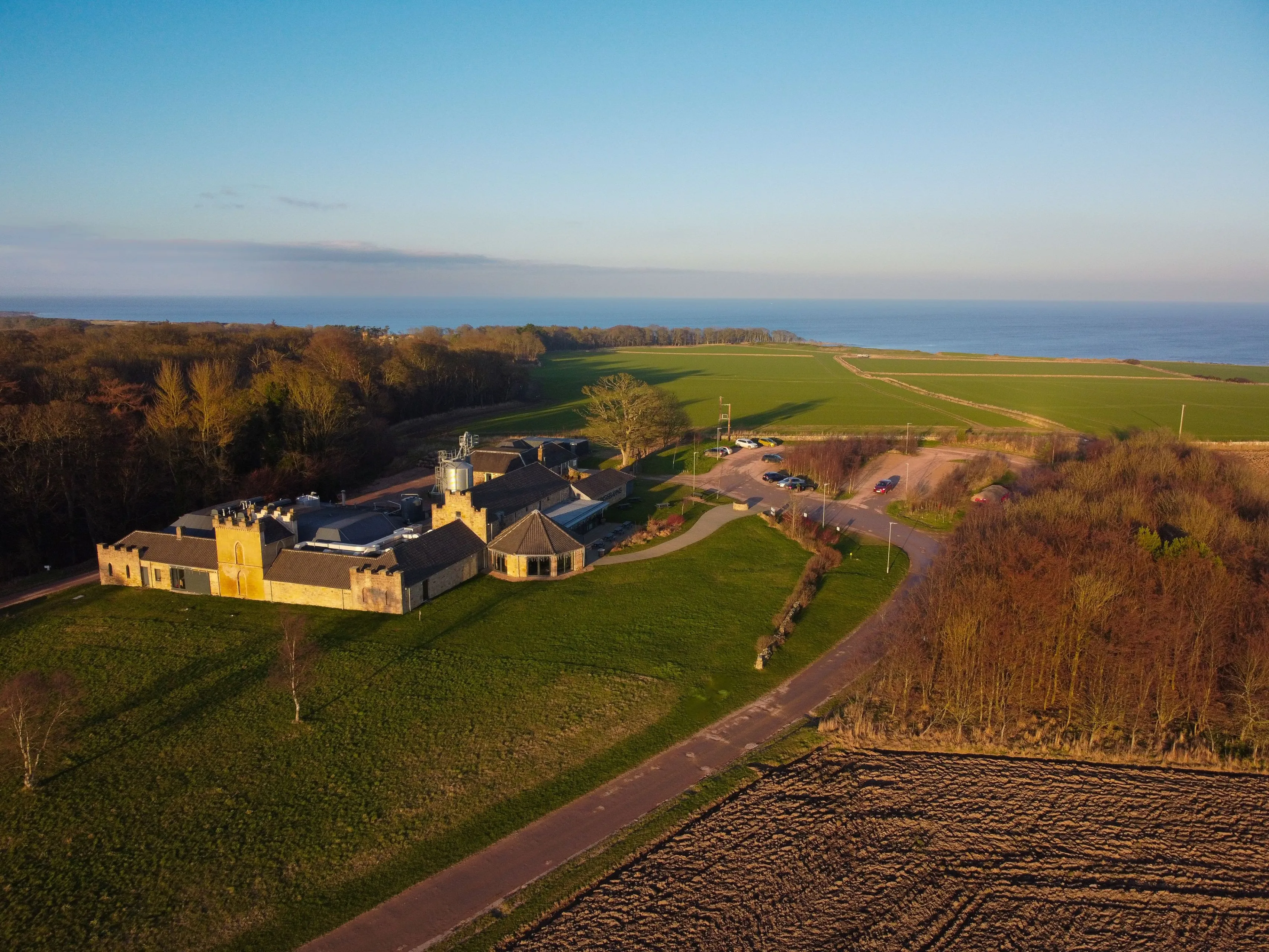 kingsbarns from air
