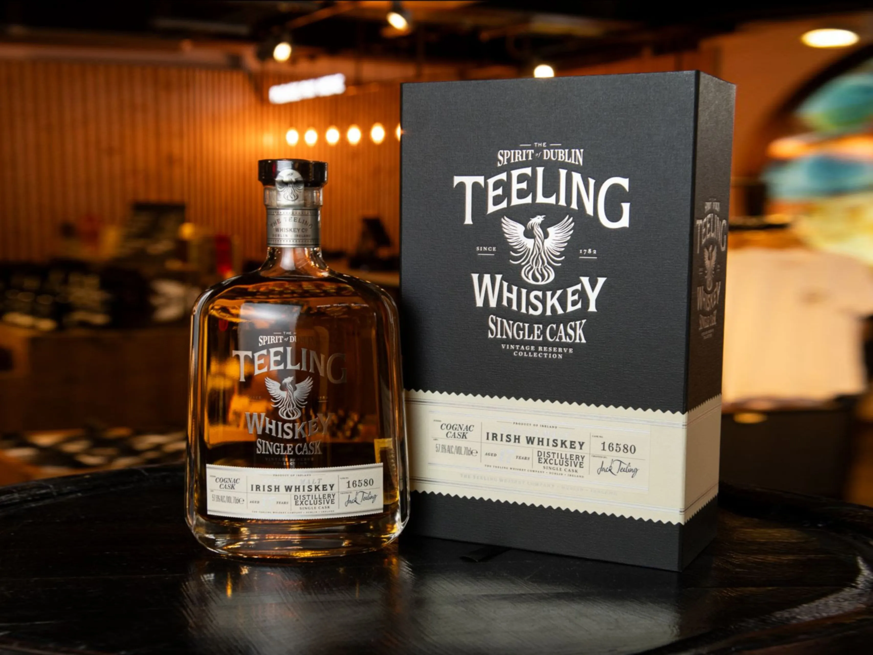 teeling whiskey distillery exclusive single cask 17yr cognac