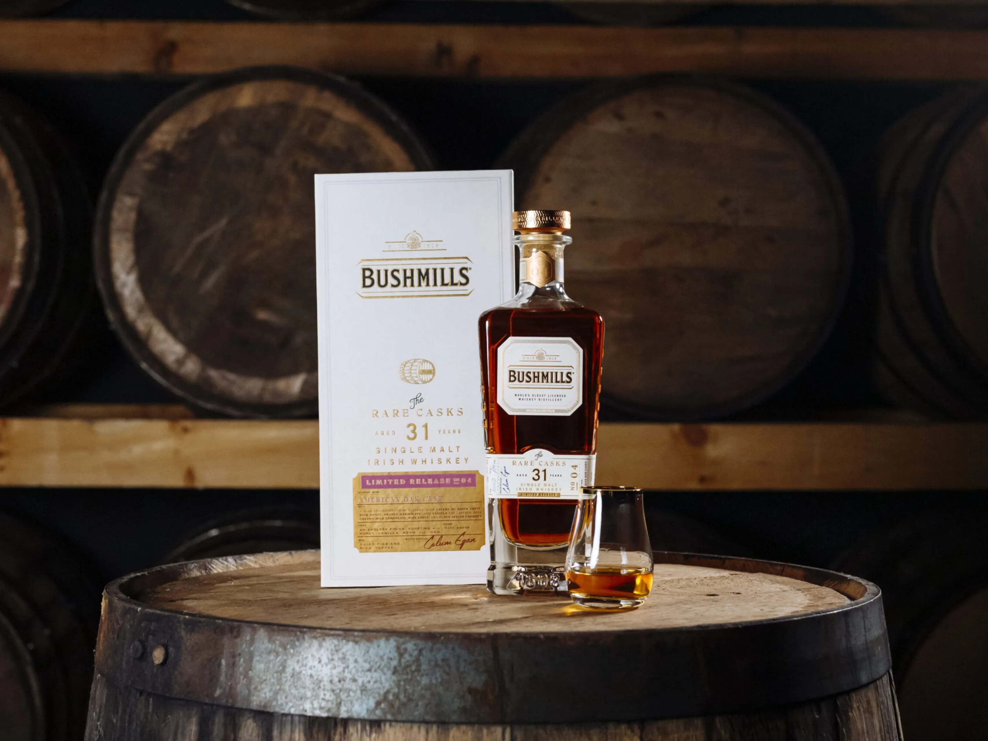 bushmills 31 yo rare casks irish whiskey