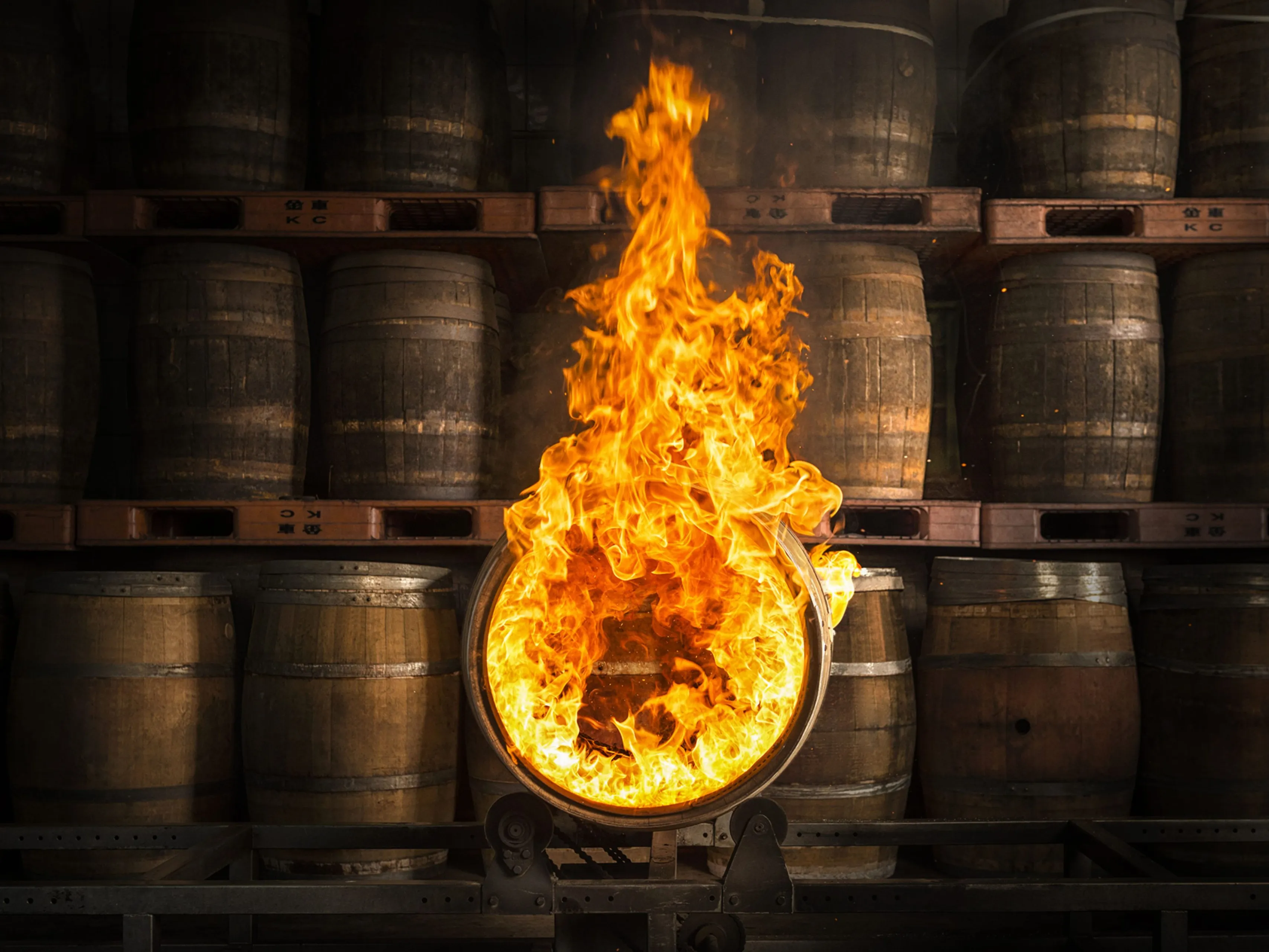 kavalan whisky distillery cask char